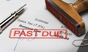 document stamped as past due with a pen | what happens if you don't pay hoa
