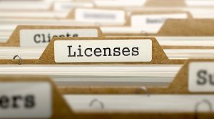 folder labeled as licenses | vendors for your HOA