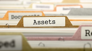 File Folder Labeled as Assets in Multicolor Archive | balance sheets of an HOA