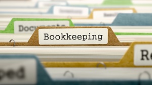 File Folder Labeled as Bookkeeping in Multicolor Archive | hoa fees payment online
