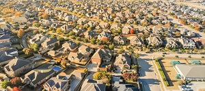 aerial view of a neighborhood | hoa fees