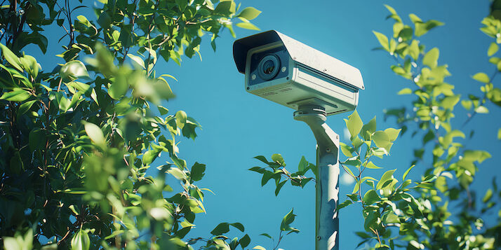 hoa security camera hidden in plants