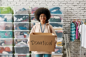 hoa donating to charity